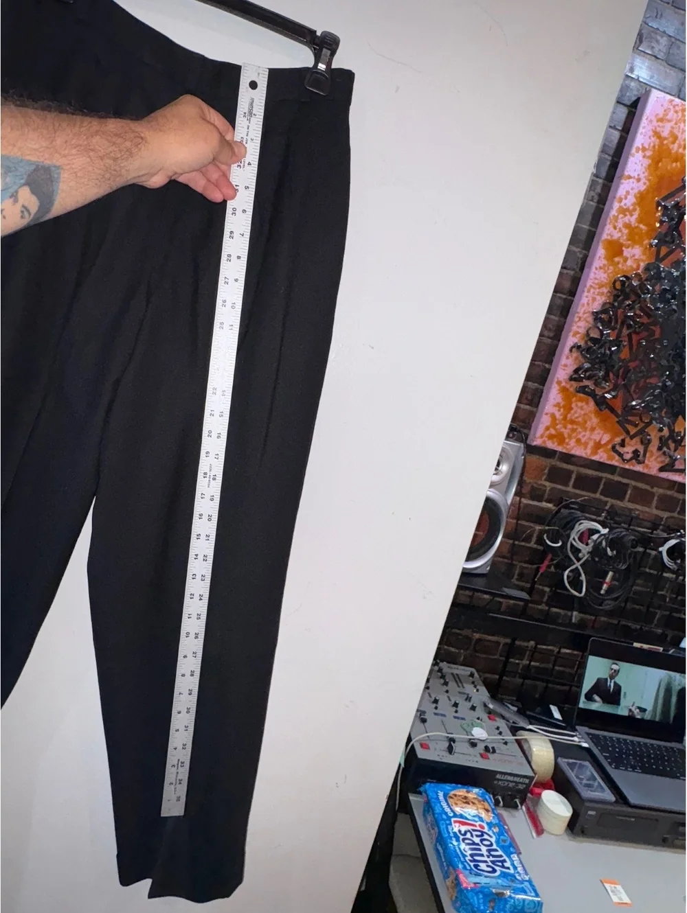 Talbots Black Wool Dress Pants Size 12 Petite
